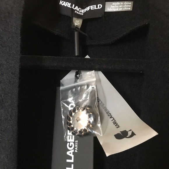 NWT Karl Lagerfeld wool coat - Picture 3 of 5